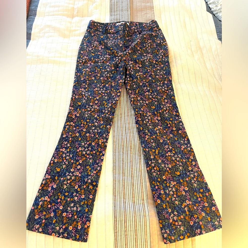 Flowered, dress paint.